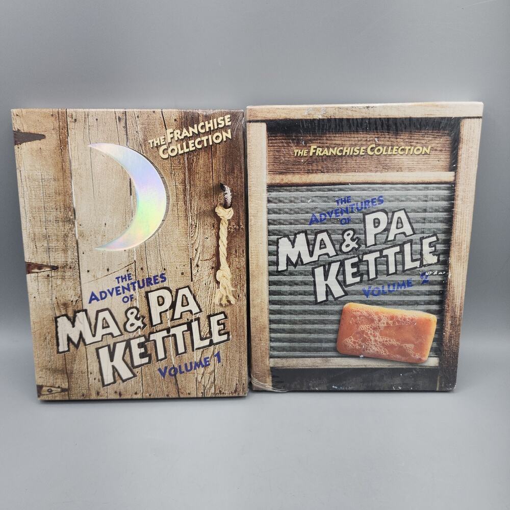 The Adventures of Ma & Pa Kettle, Vol. 1 & 2 Lot of 2 DVDs Factory Sealed